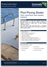Crommelin Pool Paving Sealer